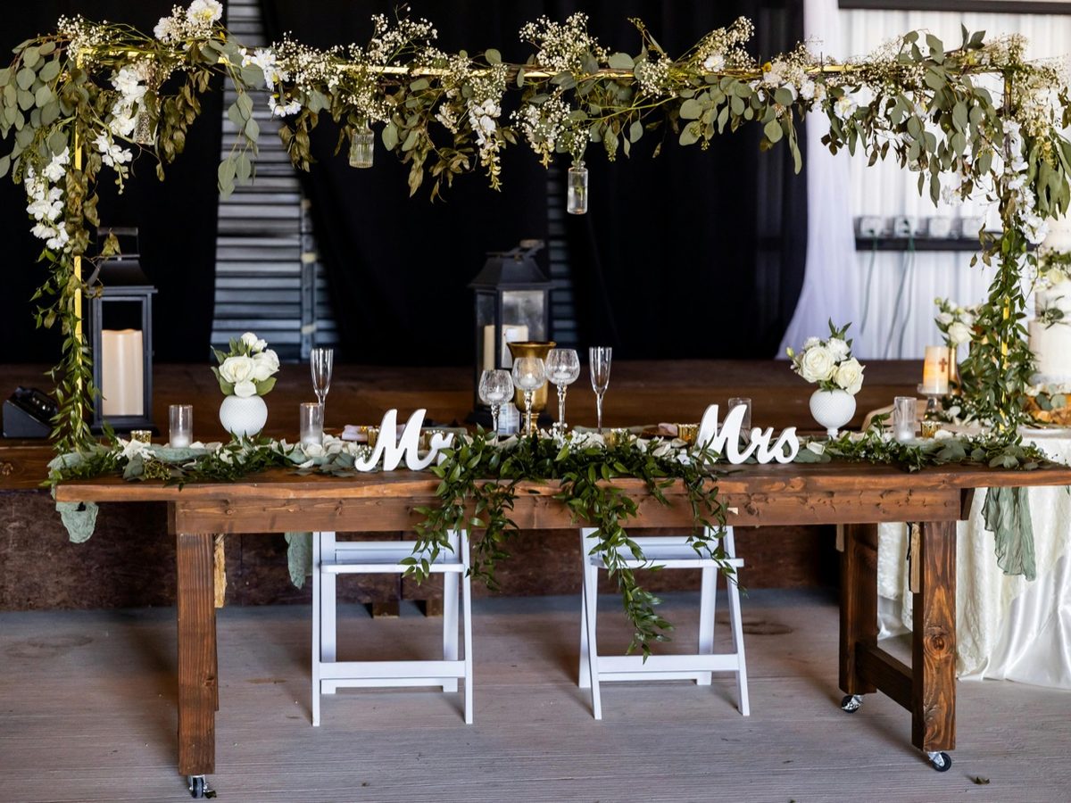 Elegantly set event table, day-of coordination by Gather